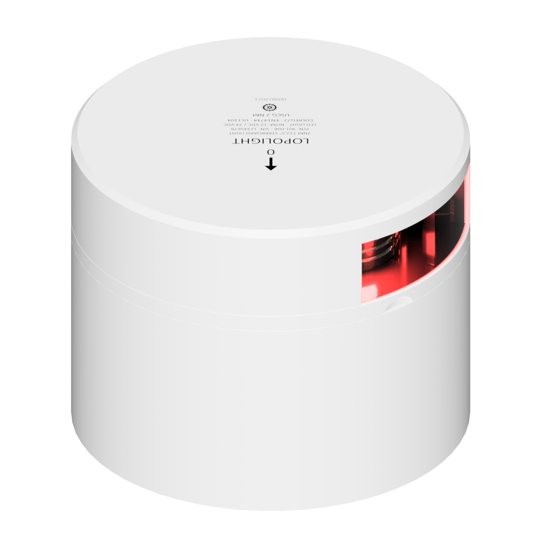 3nm 112,5° Red, Port, white ceramic coated 3nm 112,5° Red, Port, white ceramic coated